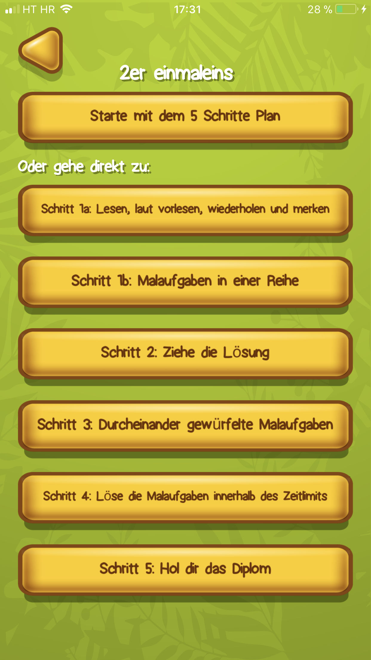 Einmaleins App Vorbild 2