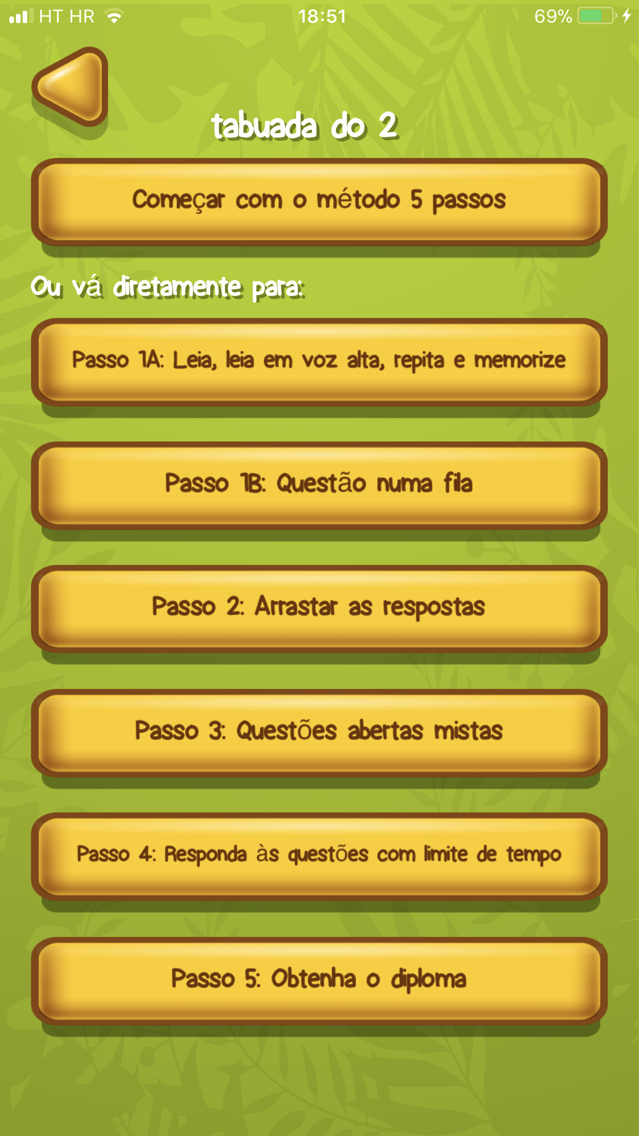 App de Prática de Tabuada exemplo 2