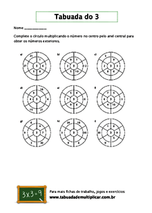 Tabuada do 3