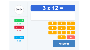 Mutliplication tables check