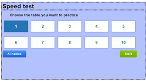 times tables challenge game