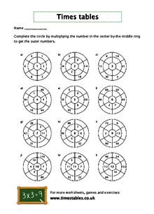 printable math worksheets times tables